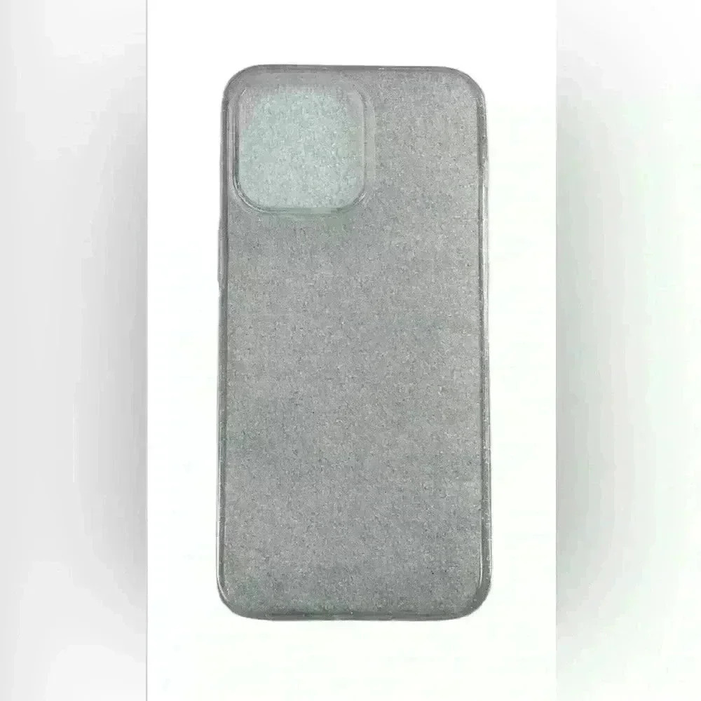 NEW iPhone 14 Pro Max Silicone Phone Case. Clear glitter pattern. - Picture 3 of 4